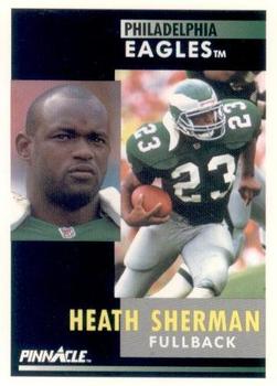 1991 Pinnacle #164 Heath Sherman Front