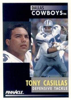 1991 Pinnacle #176 Tony Casillas Front