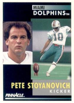1991 Pinnacle #182 Pete Stoyanovich Front