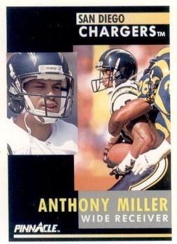 1991 Pinnacle #184 Anthony Miller Front