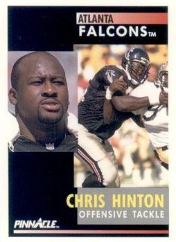 1991 Pinnacle #191 Chris Hinton Front