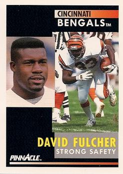 1991 Pinnacle #193 David Fulcher Front