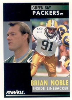 1991 Pinnacle #202 Brian Noble Front