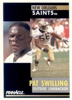 1991 Pinnacle #206 Pat Swilling Front
