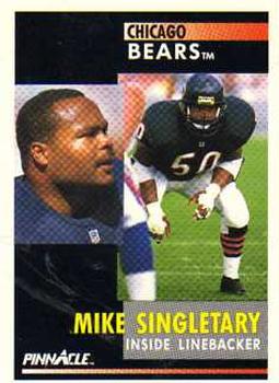 1991 Pinnacle #210 Mike Singletary Front