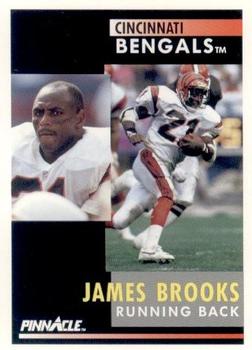 1991 Pinnacle #21 James Brooks Front