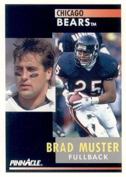 1991 Pinnacle #222 Brad Muster Front