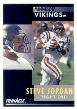 1991 Pinnacle #227 Steve Jordan Front