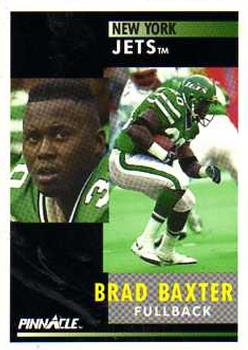 1991 Pinnacle #230 Brad Baxter Front