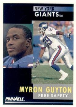 1991 Pinnacle #248 Myron Guyton Front