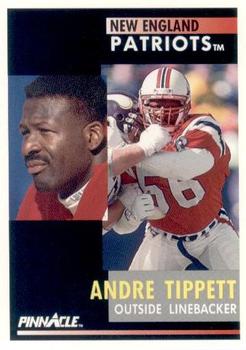 1991 Pinnacle #255 Andre Tippett Front