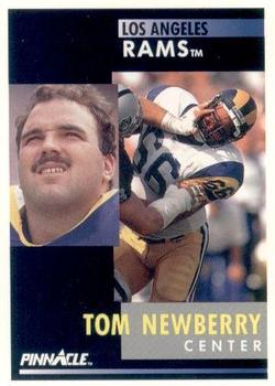 1991 Pinnacle #256 Tom Newberry Front