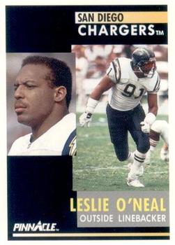 1991 Pinnacle #258 Leslie O'Neal Front