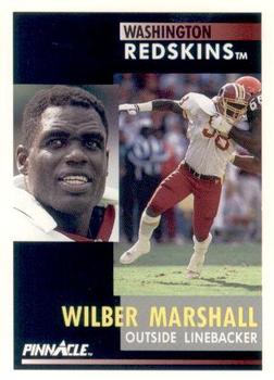 1991 Pinnacle #261 Wilber Marshall Front