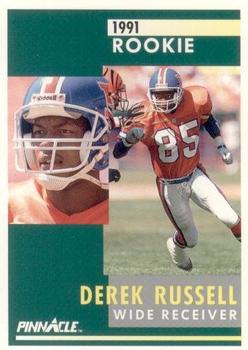 1991 Pinnacle #290 Derek Russell Front