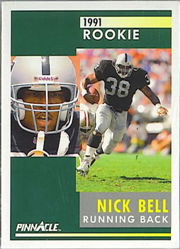 1991 Pinnacle #296 Nick Bell Front