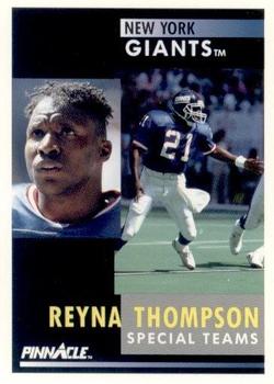 1991 Pinnacle #29 Reyna Thompson Front