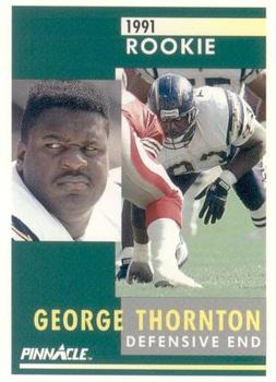 1991 Pinnacle #303 George Thornton Front