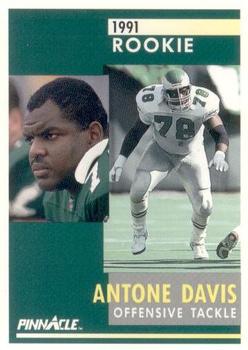 1991 Pinnacle #306 Antone Davis Front