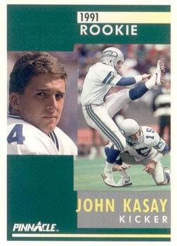 1991 Pinnacle #311 John Kasay Front