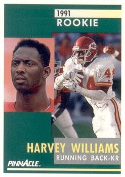 1991 Pinnacle #315 Harvey Williams Front