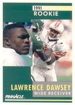 1991 Pinnacle #325 Lawrence Dawsey Front