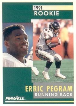 1991 Pinnacle #328 Erric Pegram Front