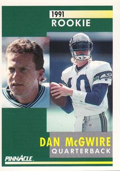 1991 Pinnacle #334 Dan McGwire Front