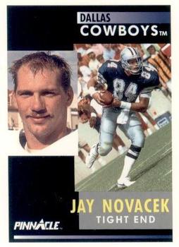 1991 Pinnacle #350 Jay Novacek Front