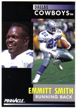 1991 Pinnacle #42 Emmitt Smith Front