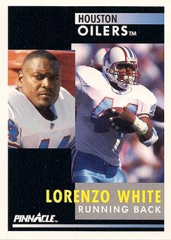 1991 Pinnacle #44 Lorenzo White Front