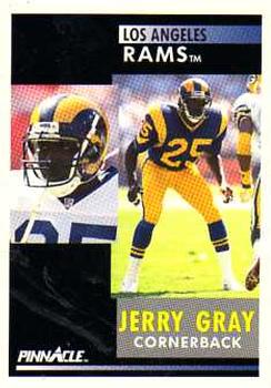 1991 Pinnacle #46 Jerry Gray Front