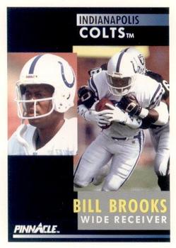 1991 Pinnacle #58 Bill Brooks Front