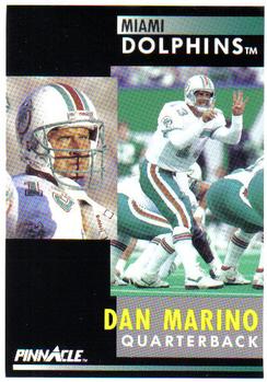 1991 Pinnacle #70 Dan Marino Front