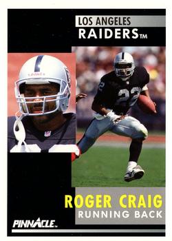 1991 Pinnacle #25 Roger Craig Front