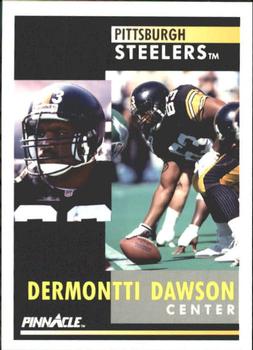 1991 Pinnacle #49 Dermontti Dawson Front