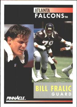 1991 Pinnacle #67 Bill Fralic Front