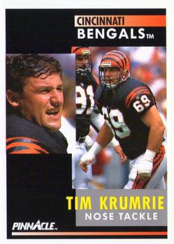 1991 Pinnacle #135 Tim Krumrie Front