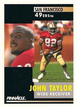1991 Pinnacle #137 John Taylor Front