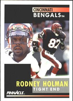 1991 Pinnacle #219 Rodney Holman Front