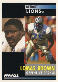1991 Pinnacle #228 Lomas Brown Front