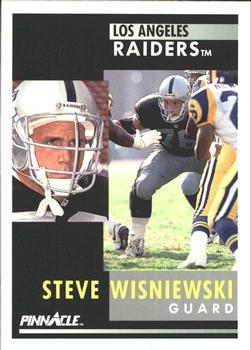 1991 Pinnacle #268 Steve Wisniewski Front