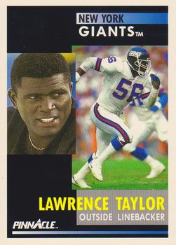 1991 Pinnacle #273 Lawrence Taylor Front
