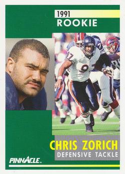 1991 Pinnacle #284 Chris Zorich Front