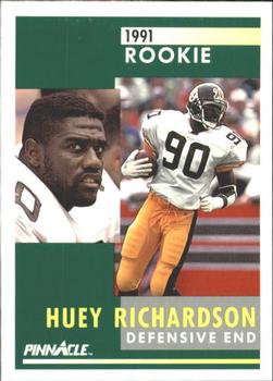 1991 Pinnacle #304 Huey Richardson Front