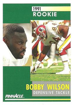 1991 Pinnacle #313 Bobby Wilson Front