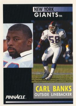 1991 Pinnacle #344 Carl Banks Front