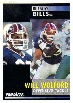 1991 Pinnacle #85 Will Wolford Front