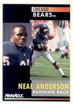1991 Pinnacle #8 Neal Anderson Front