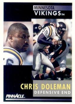 1991 Pinnacle #9 Chris Doleman Front